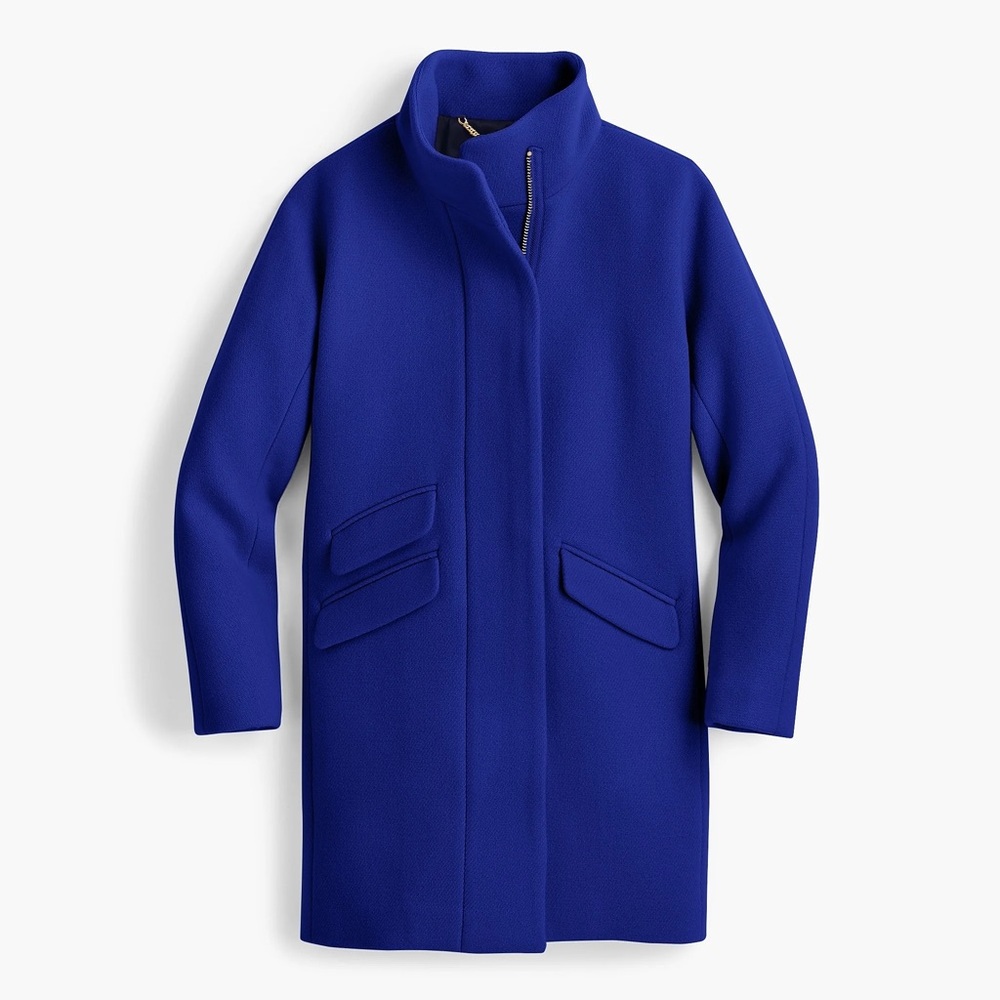 J.CREW Cocoon Coat In Italian Stadium-cloth Wool‎